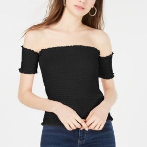 Crave Fame Off The Shoulder Crop Top